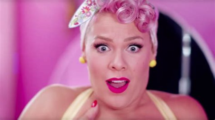 We Need a Feature-Length Version of Pinks Beautiful Trauma Video Which Features a Twirling |